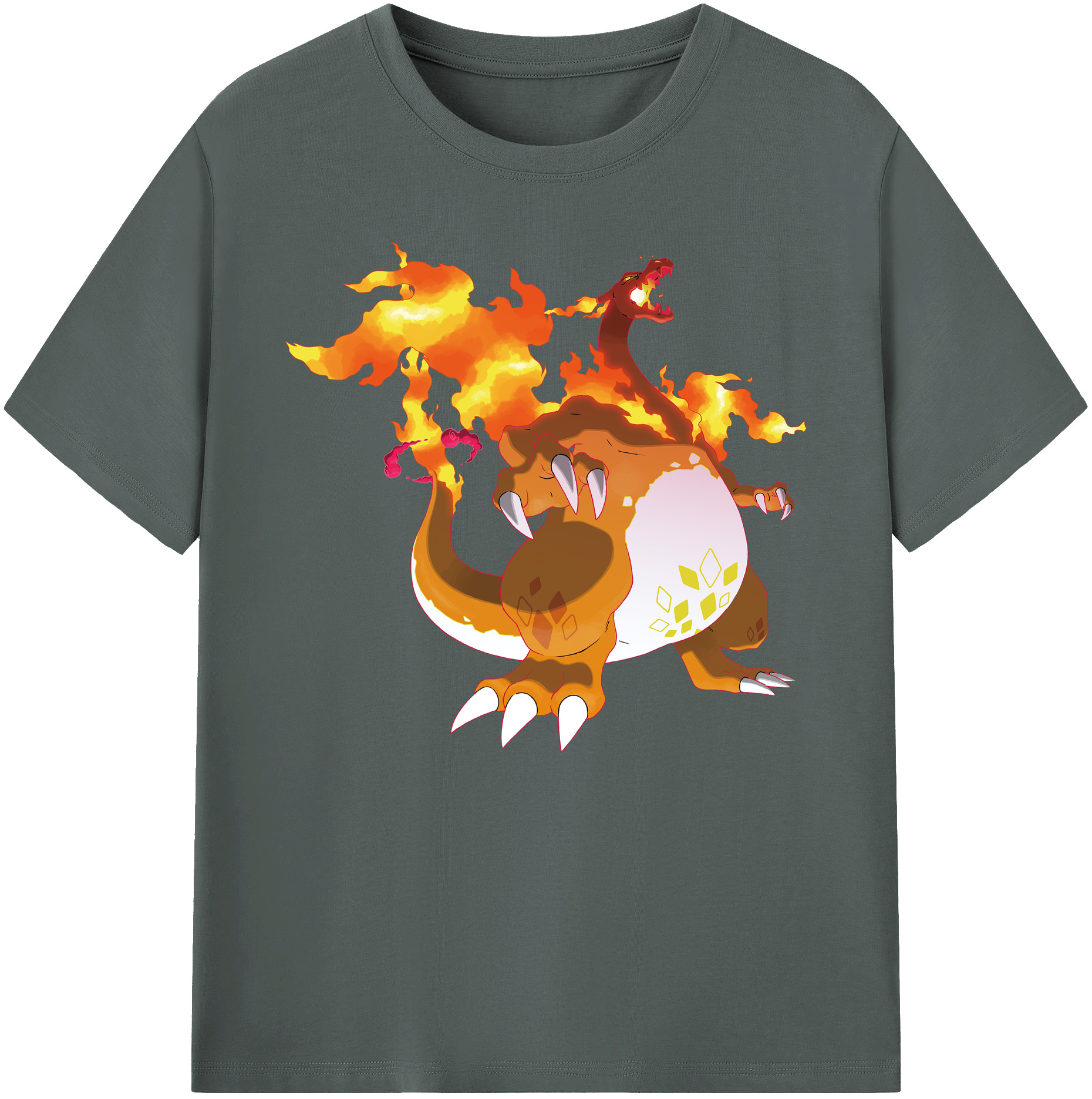 （画像用） ポケットモンスター Pokémon 綿100％ メンズ半袖Tシャツ｜肌触りやわらか＆通気性